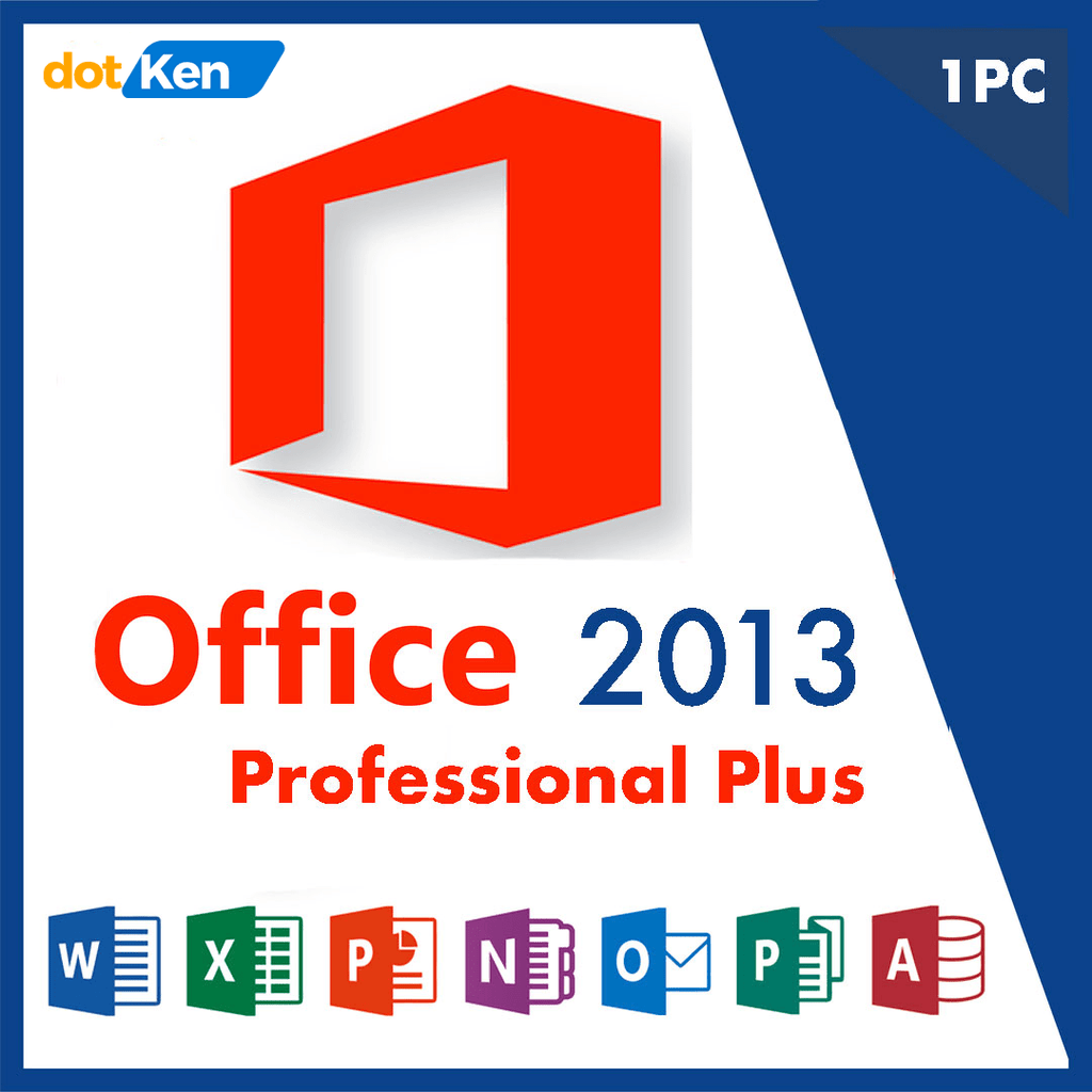 Microsoft Office 2013 Professional Plus – Genuine Key (1PC)