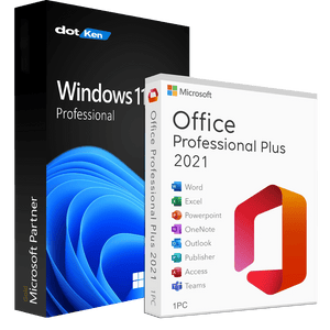 Microsoft Windows 11 Pro + Microsoft Office 2021 Professional Plus Bundle