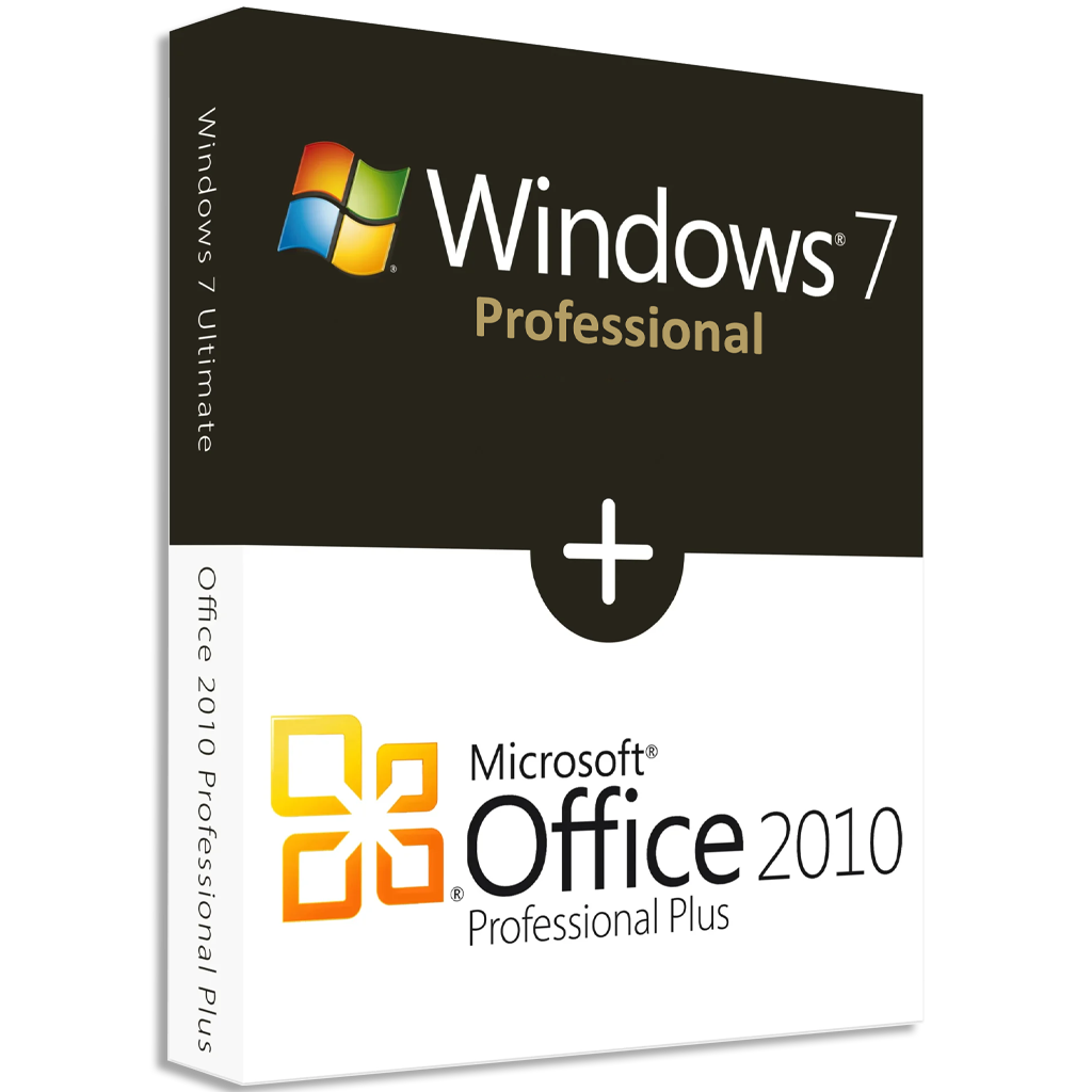 Microsoft Windows 7 Ultimate + Office 2010 Professional Plus Bundle