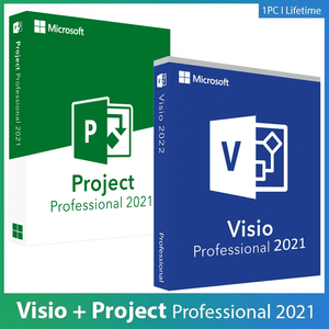 Microsoft Project Professional 2021 + Visio Professional 2021 – Bundle