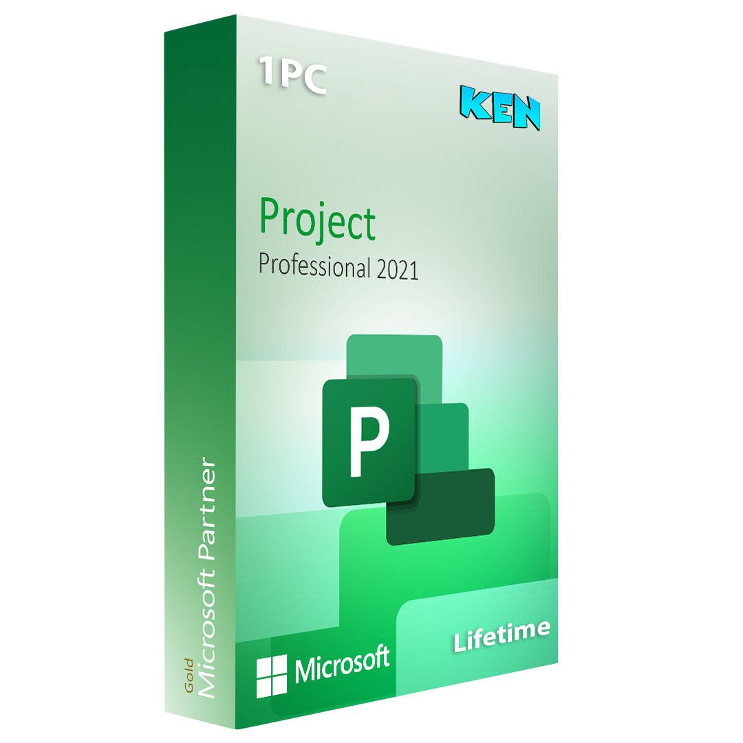 Project Professional 2021 For 1 Devices, Lifetime