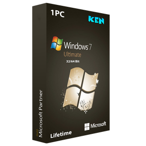 Windows 7 Ultimate 32/64-bit Product Key For 1 PC, Lifetime