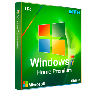 Windows 7 Home Premium 32/64-bit Product Key For 1 PC, Lifetime