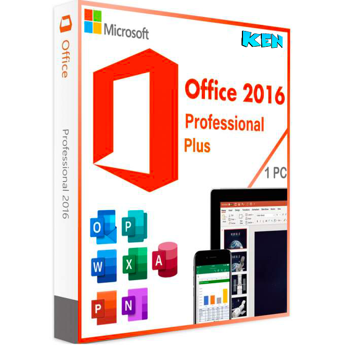 Office Professional Plus 2016 Product Key For 1 PC, Lifetime