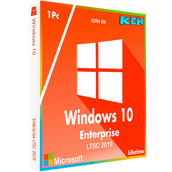 Windows 10 Enterprise  LTSC 2019 32/64-bit Product Key For 1 PC, Lifetime